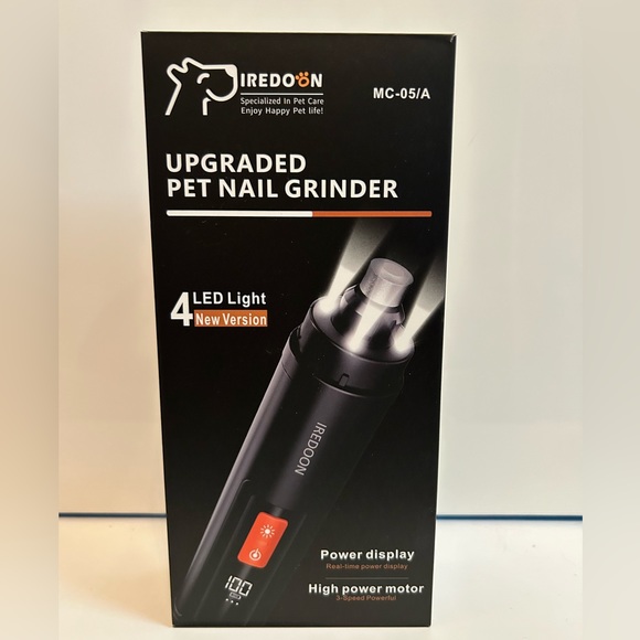 Pet nail trimmer/grinder - rechargeable - Picture 1 of 5